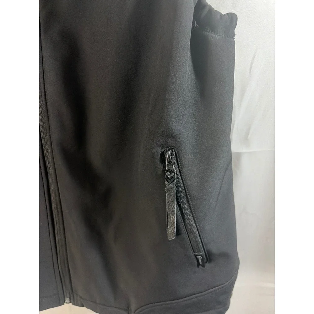 Carroll Original Wear Vest Mens XL Black Excellent 2018 No Bull Barrel Races Zip